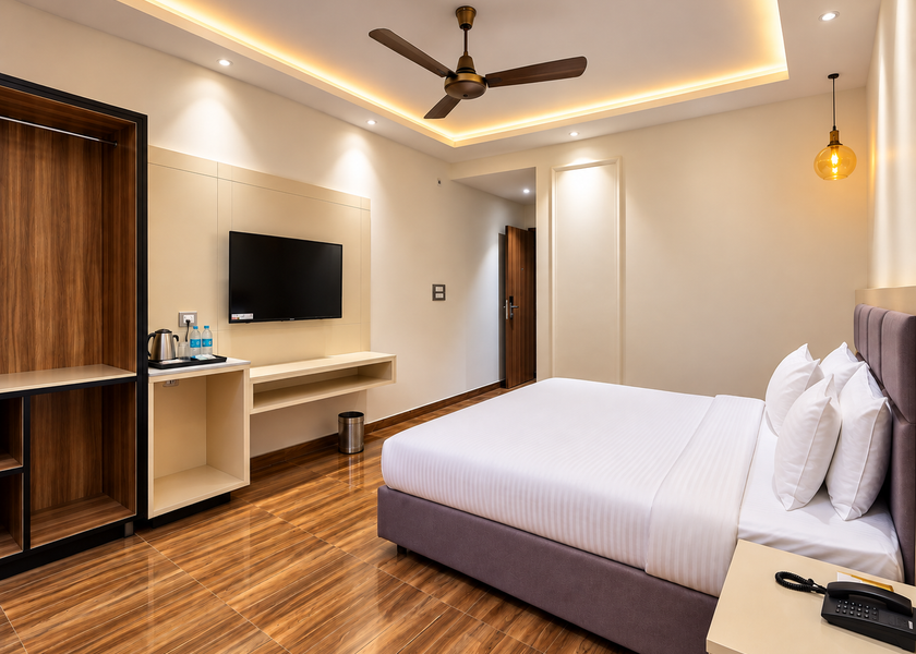 Jammu and Kashmir Katra Deluxe Double Room