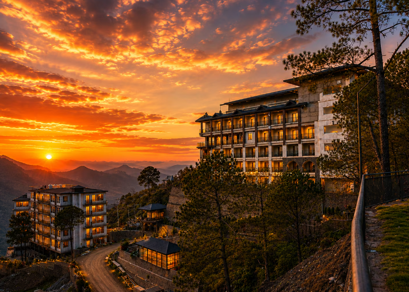 Himachal Pradesh Solan Hotel View