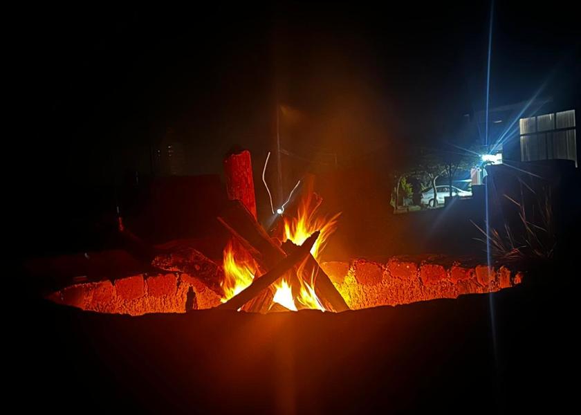 Karnataka Bandipur Fireplace