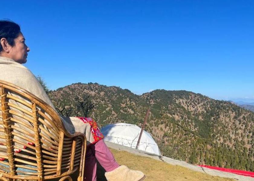 Uttarakhand Dhungali Balcony/terrace