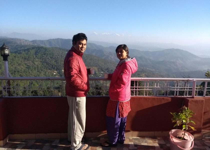 Uttarakhand Ranikhet Balcony/terrace