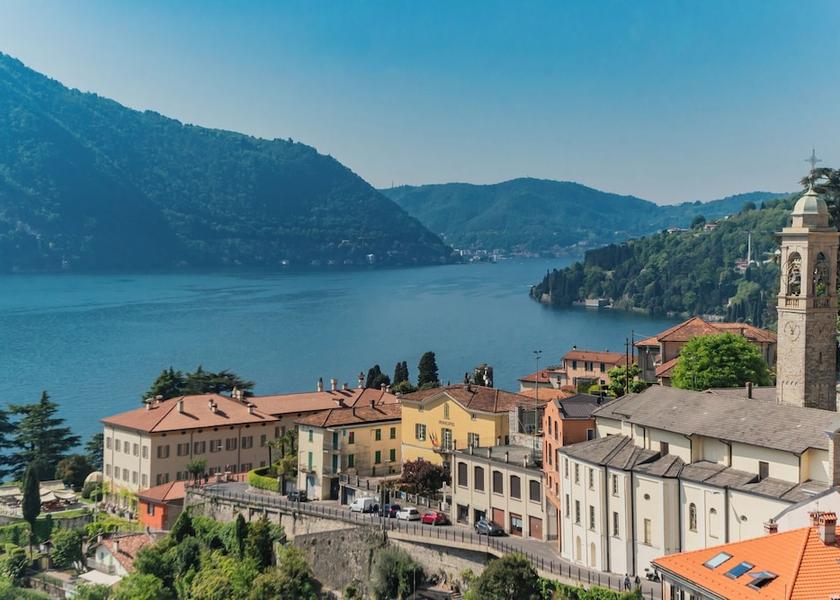 Lombardy Moltrasio City view from property