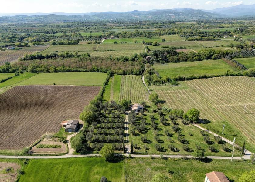 Tuscany Pitigliano Aerial view