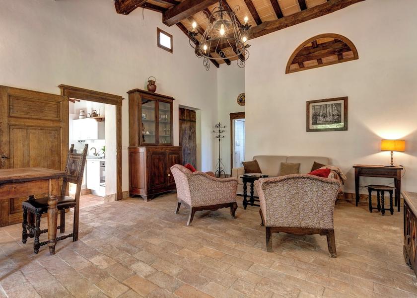 Tuscany Pitigliano Living area