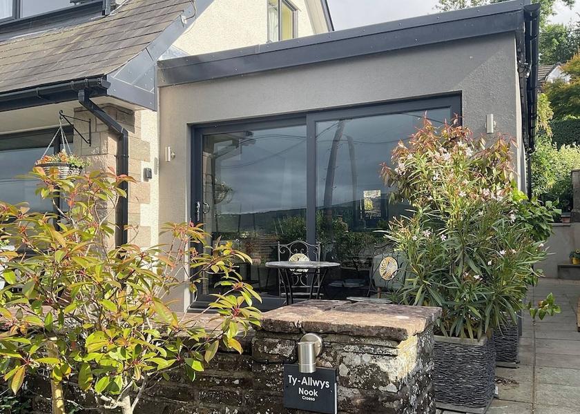 Wales Abergavenny Outdoor dining