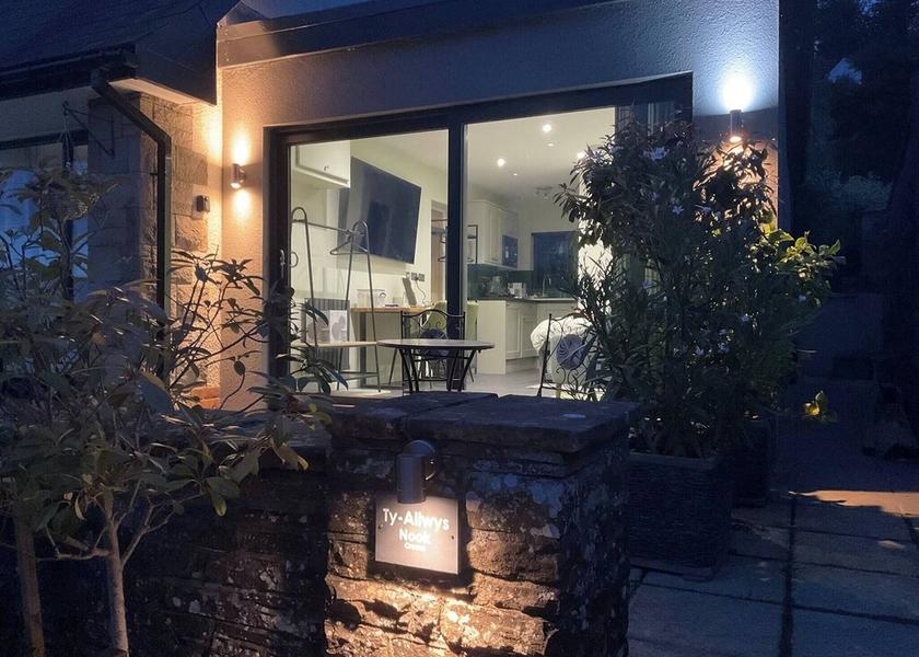 Wales Abergavenny Outdoor dining