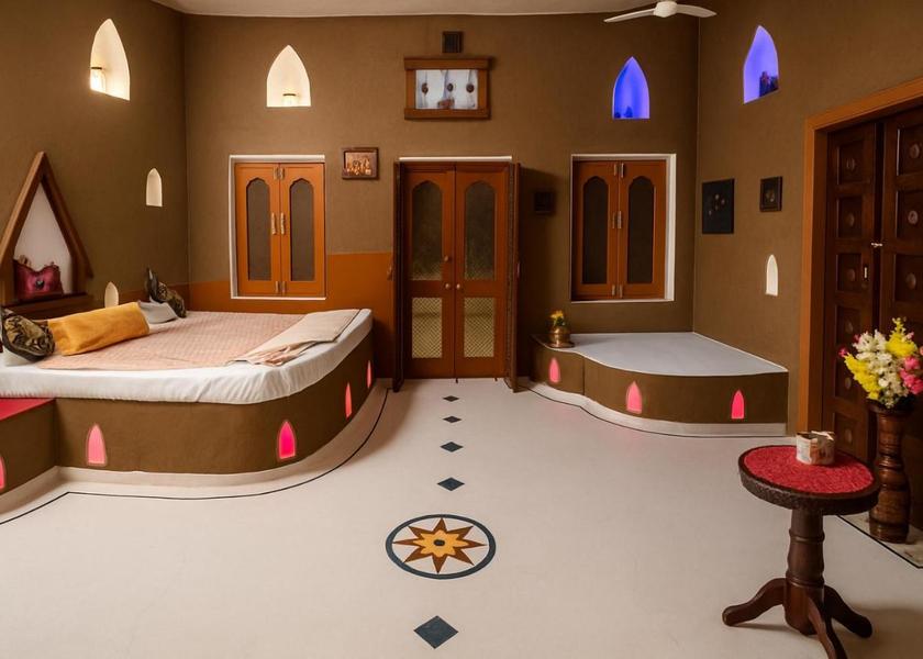 Rajasthan Bikaner Quadruple Room with Garden View