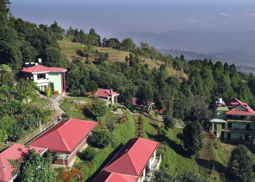 Uttarakhand Kausani Hotel View