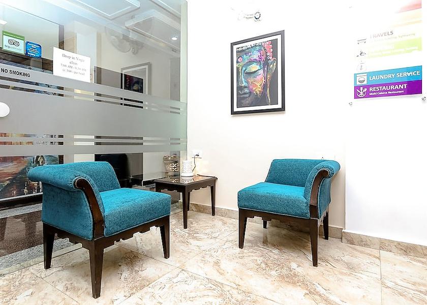 Lobby sitting area