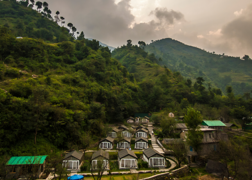 Himachal Pradesh Shimla Land View from Property