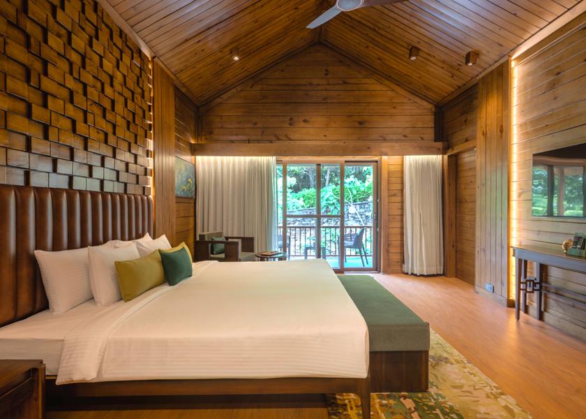 Rajasthan Udaipur Premium Wooden Cottage with Bathtub