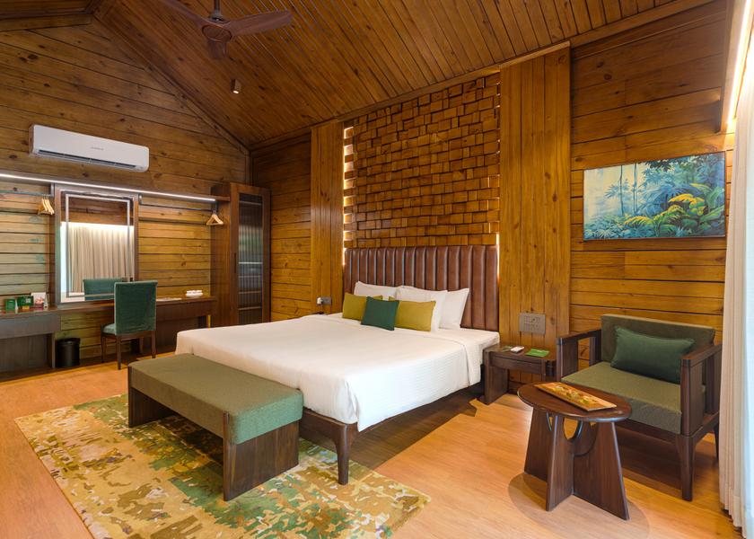 Rajasthan Udaipur Premium Wooden Cottage with Bathtub