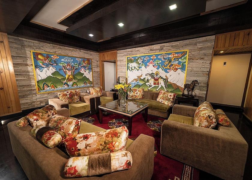 Sikkim Gangtok Lobby sitting area