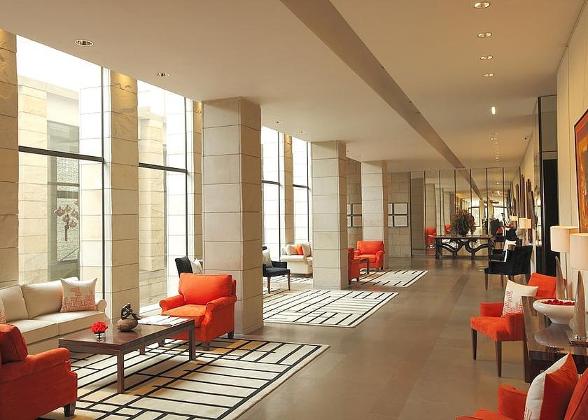 Delhi Delhi Lobby sitting area