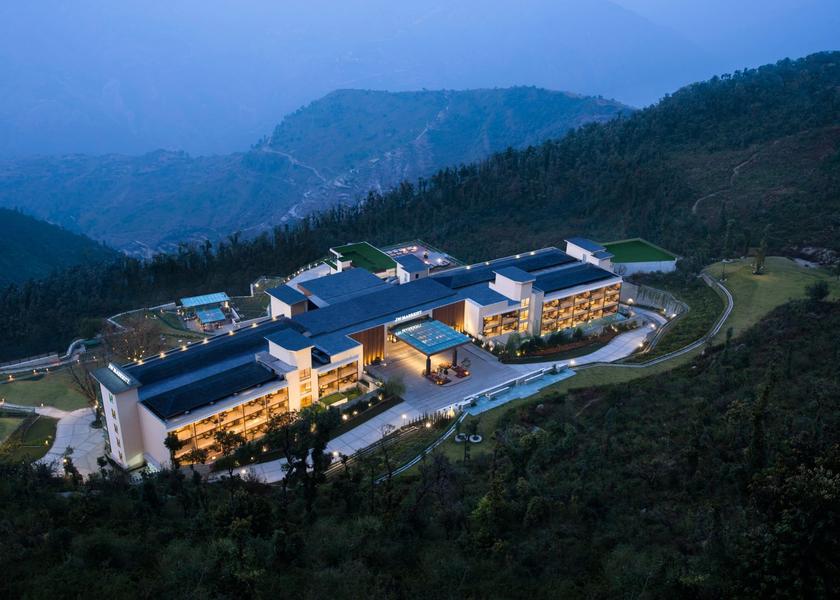 Uttarakhand Mussoorie Aerial View