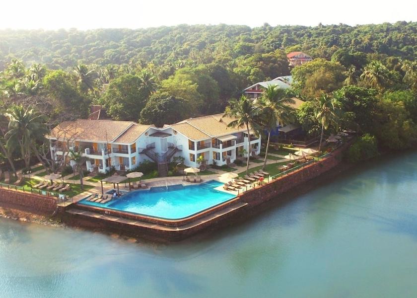 Goa Baga Aerial view