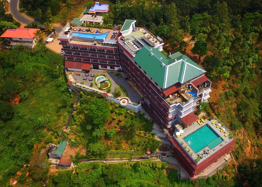 Kerala Munnar Aerial view