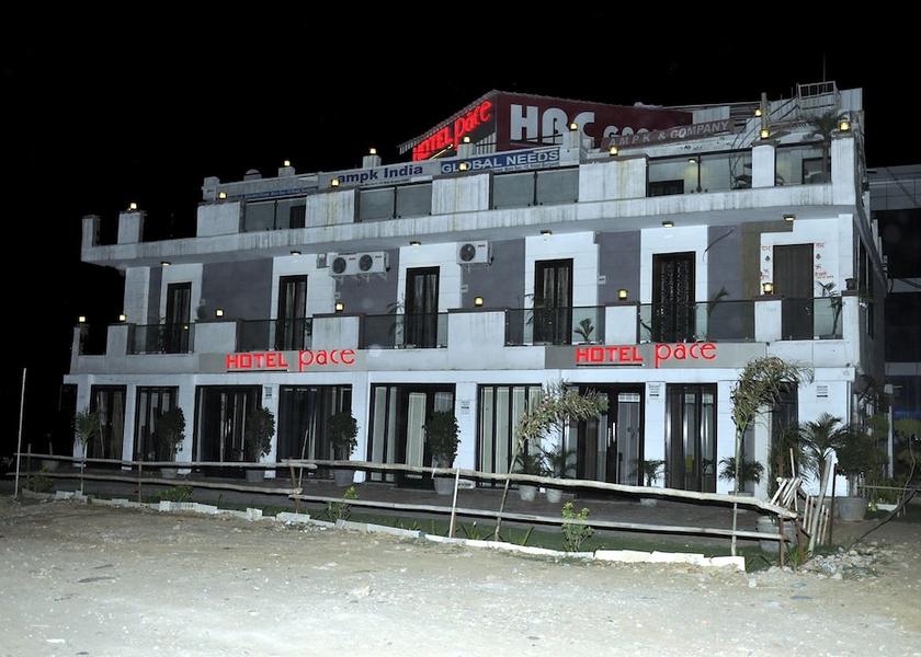 Haryana Gurugram Front of property - evening/night