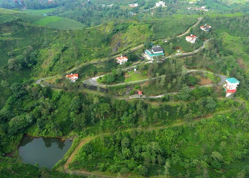 Kerala Vagamon Aerial View