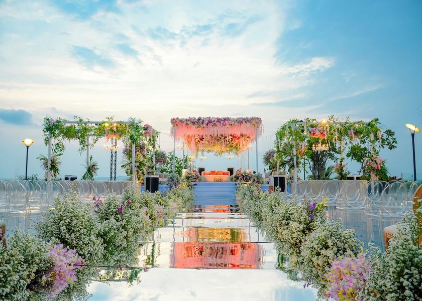 Chonburi Province Pattaya Outdoor wedding area