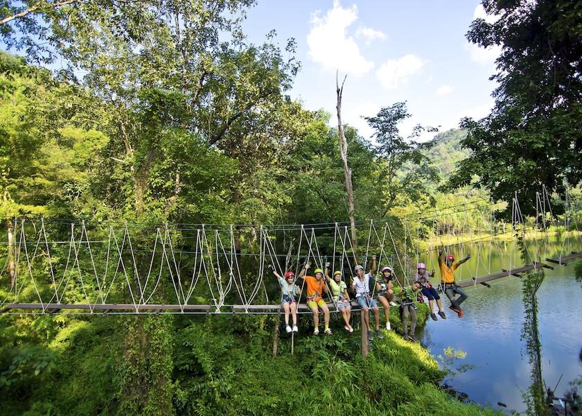 Kanchanaburi Province Sai Yok Ropes course (team building)
