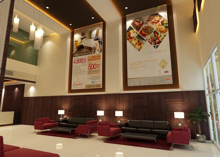 Lobby sitting area