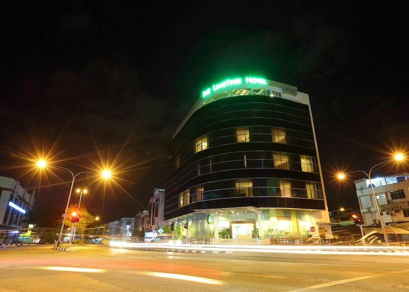 Sarawak Kuching Front of property - evening/night