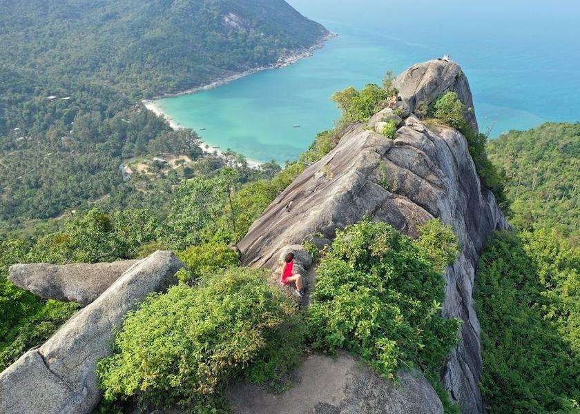 Surat Thani Koh Phangan Aerial View