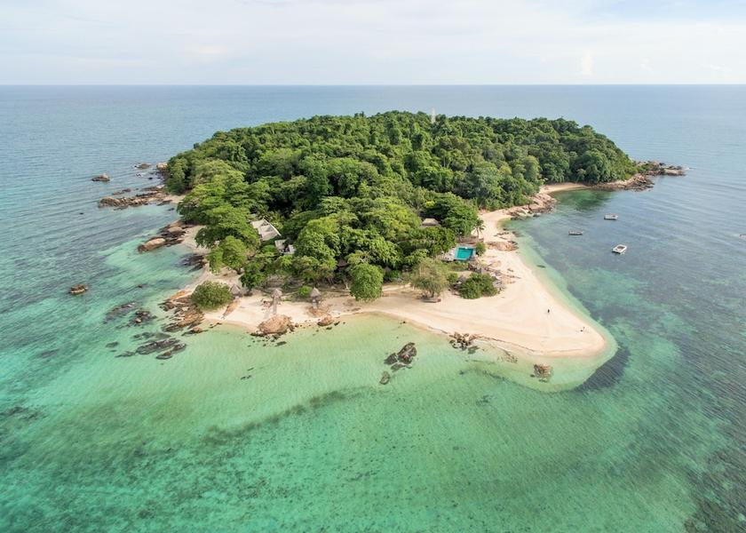 Rayong Province Koh Mun Nork Aerial View