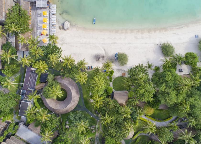 Surat Thani Province Koh Tao Aerial view