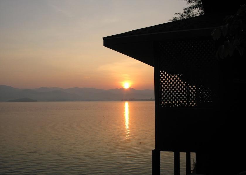 Kanchanaburi Province Si Sawat View from Property