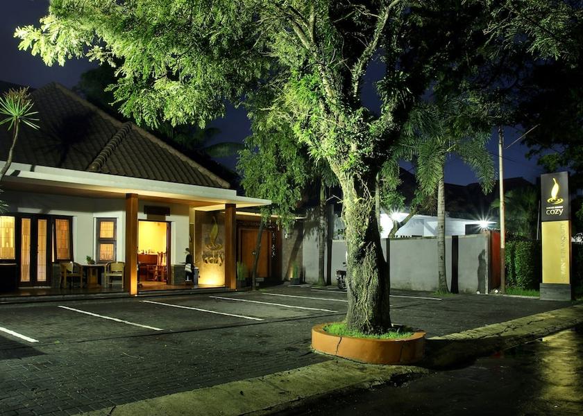 East Java Malang Front of property - evening/night