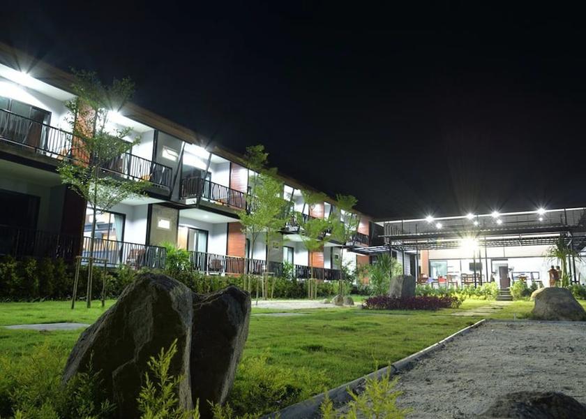 Satun Province Koh Lipe Front of property - evening/night