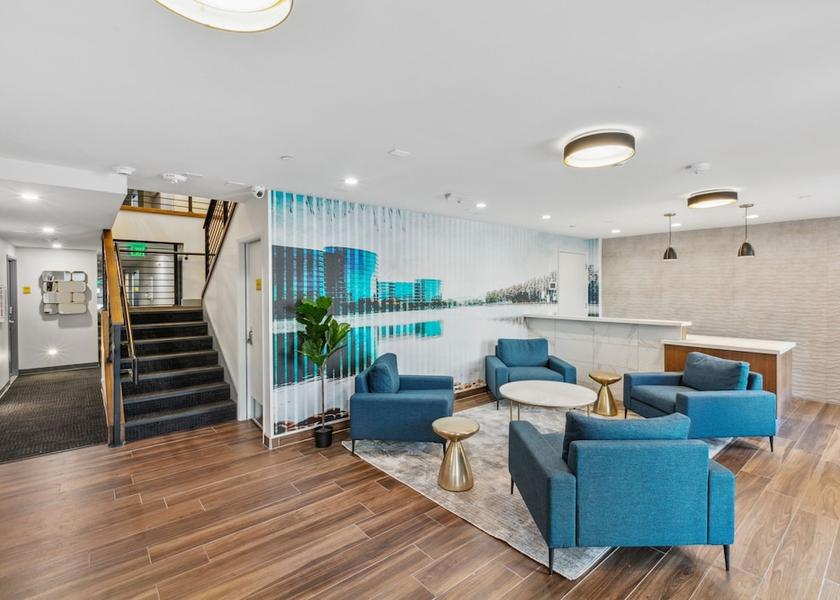 California Redwood City Lobby