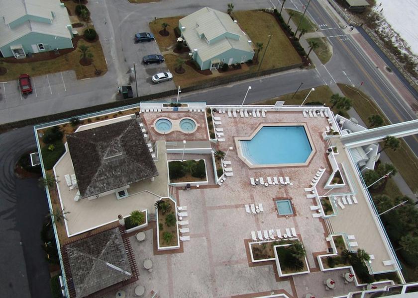Florida Miramar Beach Aerial View