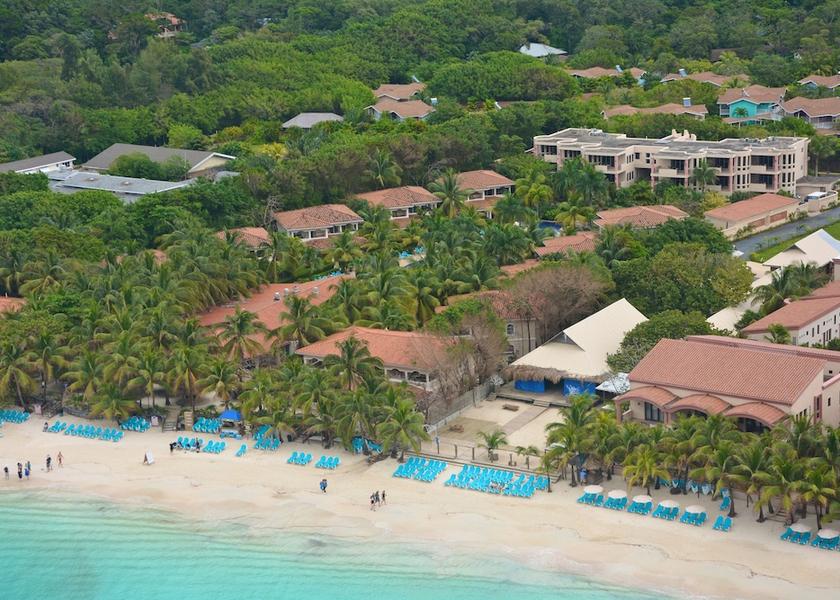 Bay Islands Roatan Aerial view