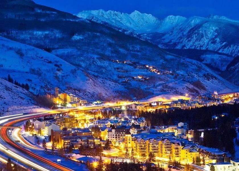 Colorado Vail Aerial View