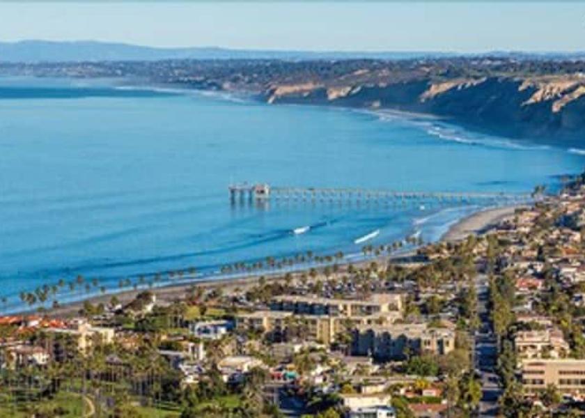 California La Jolla Aerial view
