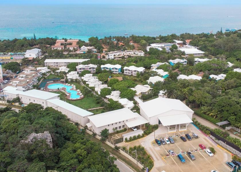 Bay Islands Roatan Aerial view
