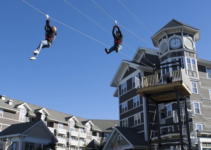West Virginia Snowshoe Exterior Detail
