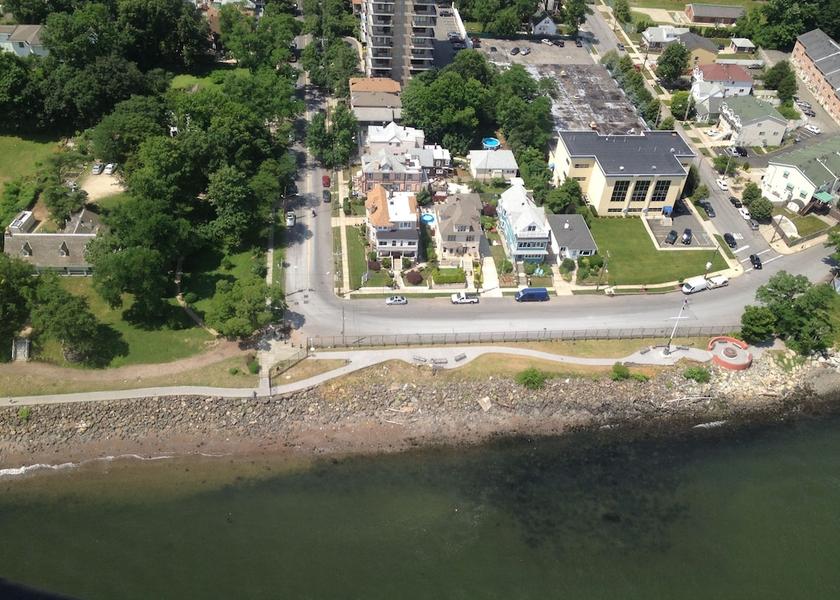 New York Staten Island Aerial View