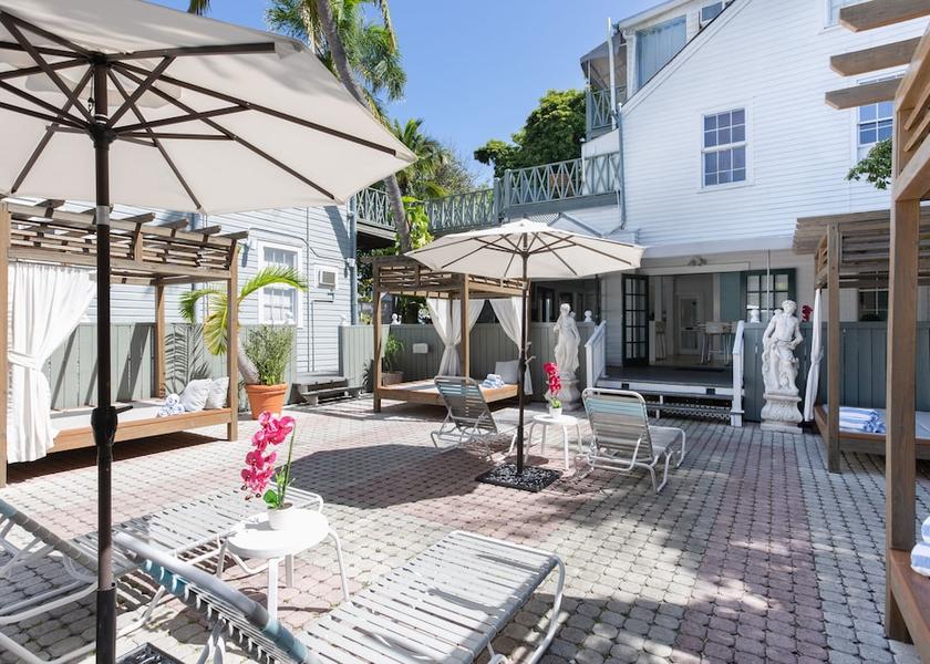 Florida Key West Courtyard View