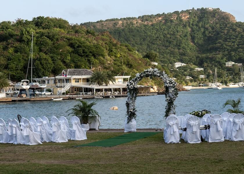 Saint Paul English Harbour Outdoor wedding area