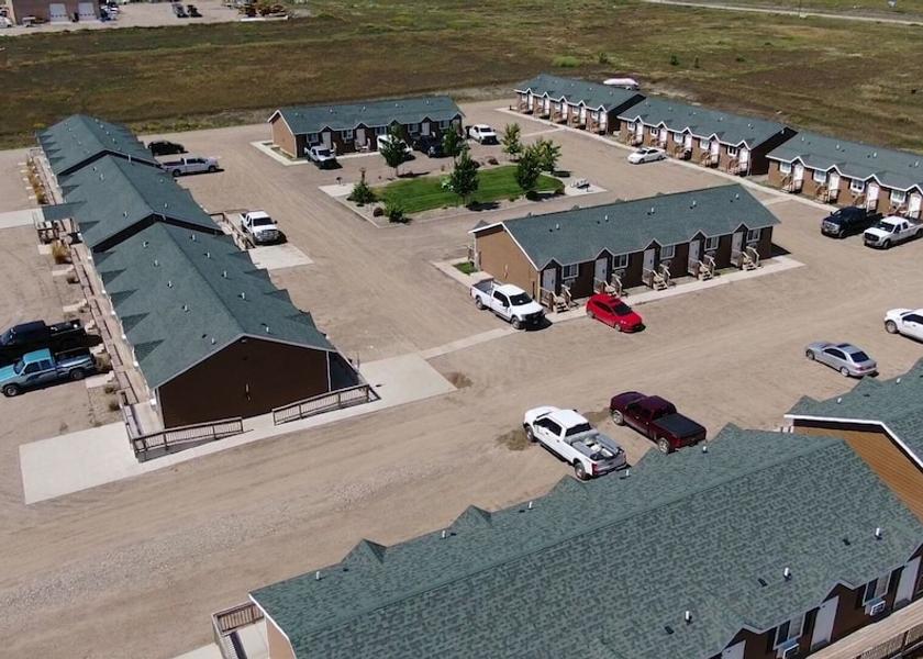 North Dakota Williston Aerial View