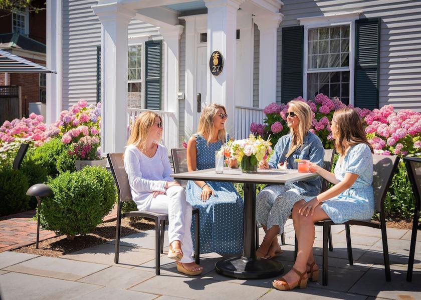 Massachusetts Nantucket Courtyard