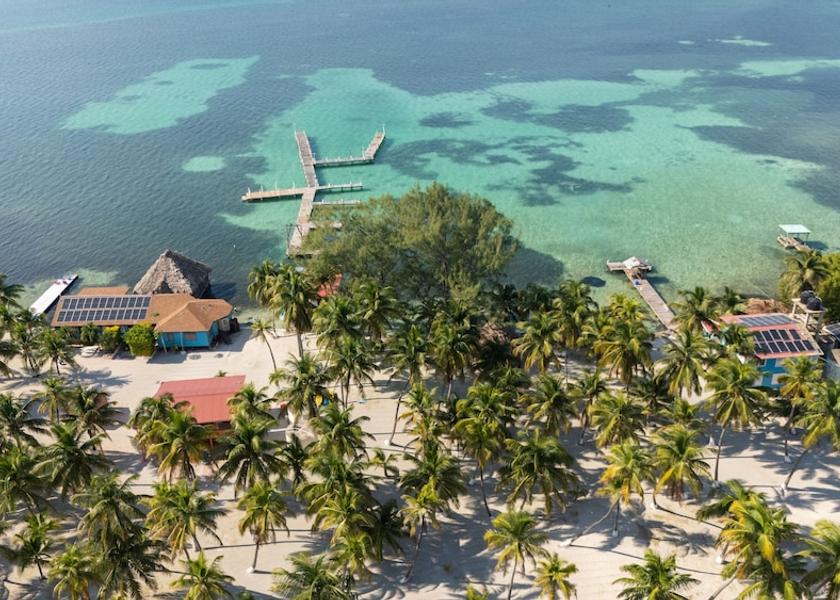  South Water Caye Aerial View
