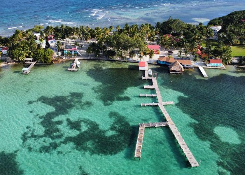  South Water Caye Aerial View