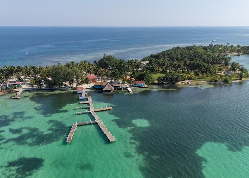  South Water Caye Aerial View