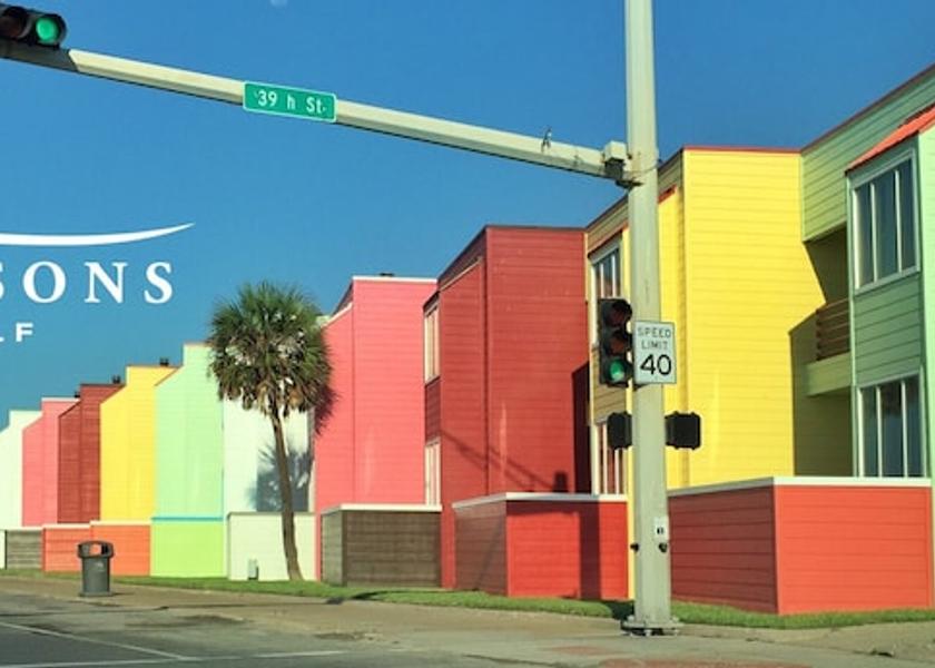 Texas Galveston Facade