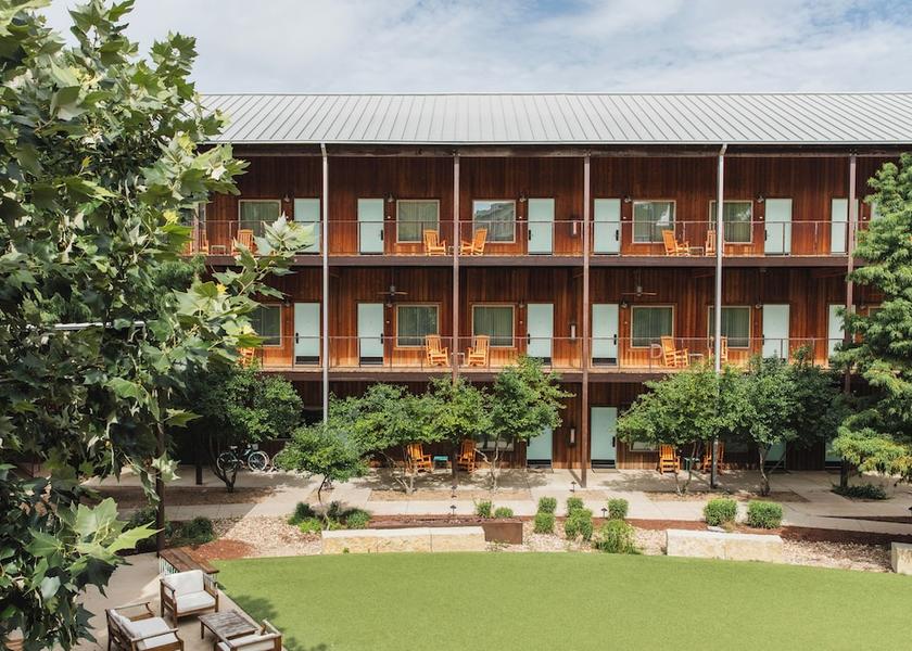 Texas Austin Courtyard view